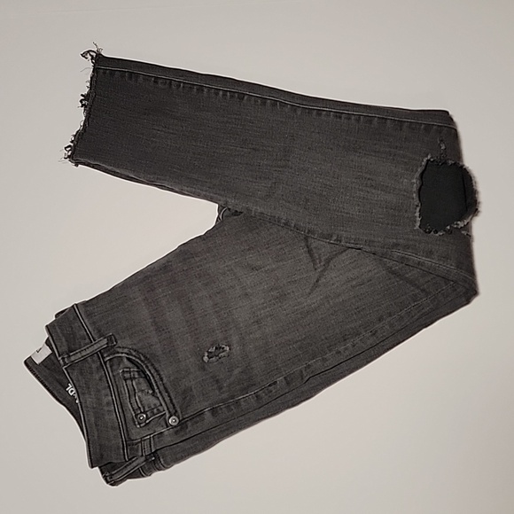 DL 1961 JAxDL No.3 Instasculpt Skinny Jeans Denim Pants Weathered Distressed 26 - Picture 9 of 16